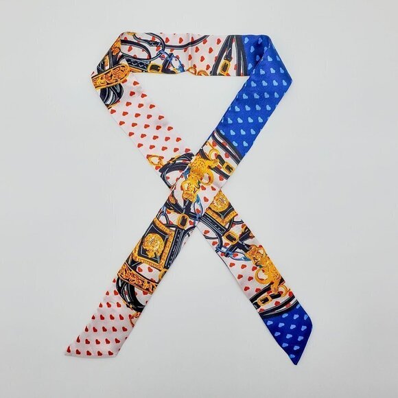 Skinny Scarf | Hand Bag, Neck Scarf (2 pieces) - Color Set #14 / Brand NEW - Picture 5 of 8